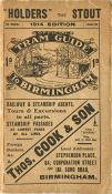 1914 Birmingham Official TRAM GUIDE booklet published by City of Birmingham Tramways Department.