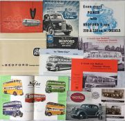 Selection (13) of 1940s/50s manufacturer and dealer etc BROCHURES & LEAFLETS including Comberhill