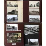 Large album of loose-mounted PHOTOGRAPHS compiled by the late Alan A Jackson, historian &