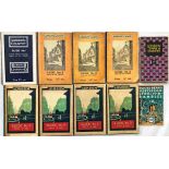 Selection (10) of 1920s/30s Underground Group/London Transport GUIDEBOOKS including 4 x 'London