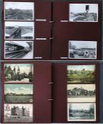 Large album of loose-mounted PHOTOGRAPHS compiled by the late Alan A Jackson, historian &