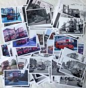 Large quantity (approx 275) of London trolleybus & bus PHOTOGRAPHS, mixture of b&w and colour,