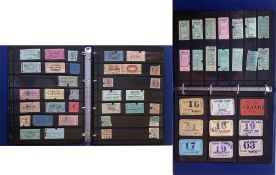 Loose-leaf album containing a large quantity (c190 ) of loose-mounted LONDON UNDERGROUND TICKETS (