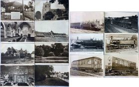 Early 20th century Metropolitan Railway & District Railway POSTCARDS, the former comprising No 2