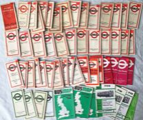 Quantity (56) of mainly 1950s-70s London Transport Central Buses etc POCKET MAPS etc. Condition