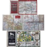 Selection (3) of 1920s Metropolitan Railway etc MAPS comprising c 1923 Met Rlwy Map of London (the