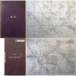 Pair of Midland Railway CARTAGE BOUNDARIES MAPS, the first from 1897 and covering Mill,