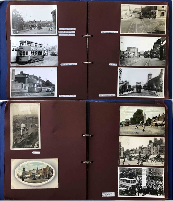 Large album of loose-mounted PHOTOGRAPHS compiled by the late Alan A Jackson, historian &