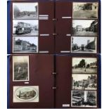 Large album of loose-mounted PHOTOGRAPHS compiled by the late Alan A Jackson, historian &