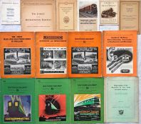 Selection (14) of 1913-onwards railway JUBILEE BOOKLETS and RAILWAY GAZETTE SUPPLEMENTS. Includes