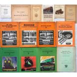 Selection (14) of 1913-onwards railway JUBILEE BOOKLETS and RAILWAY GAZETTE SUPPLEMENTS. Includes