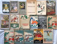 Quantity (17) of 1910s-1930s RAILWAY GUIDES (Homes, Holidays, Rambles etc) issued by the Great