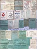 Quantity (29) of Metropolitan Railway TIMETABLE etc LEAFLETS dated from 1913-27 covering holiday