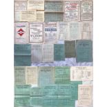 Quantity (29) of Metropolitan Railway TIMETABLE etc LEAFLETS dated from 1913-27 covering holiday