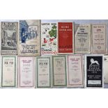 Selection (13) of London tram, bus etc POCKET MAPS & LEAFLETS including LCC Tramways issues dated