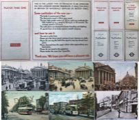 Selection of 1930s London United Tramways & London Transport Trolleybus/Tram to Trolleybus