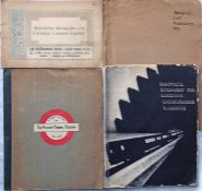 WW2 official London Transport DOCUMENTS comprising 1939 Bakerloo Line 'Instructions for the