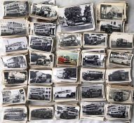 Huge quantity (c2000) of b&w BUS PHOTOGRAPHS, mostly Southdown Motor Services, some Brighton &