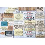 Large quantity (46) of 1950s British Railways small SIGNS & PLATES, mostly ex-Mk I carriages and