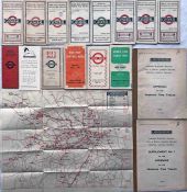 Selection of London transport items comprising 13 x London General/London Transport bus etc POCKET
