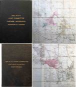 Pair of Metropolitan & Great Central Joint Committee CARTAGE BOUNDARIES MAPS, the first from 1912