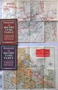 Pair of 1920s Metropolitan Railway TIMETABLE BOOKLETS, dated 2nd Nov, 1925 and 20th Sept 1926