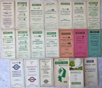 Selection (20) of 1930s Green Line Coaches TIMETABLE LEAFLETS etc including a 1933 'Rambles'