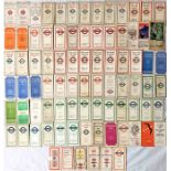 Large quantity (80+) of 1920s onwards London Transport etc POCKET MAPS & LEAFLETS including