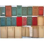 Quantity (24) of 1910s-1930s STREET MAPS & PLANS of London Boroughs and towns near London, many
