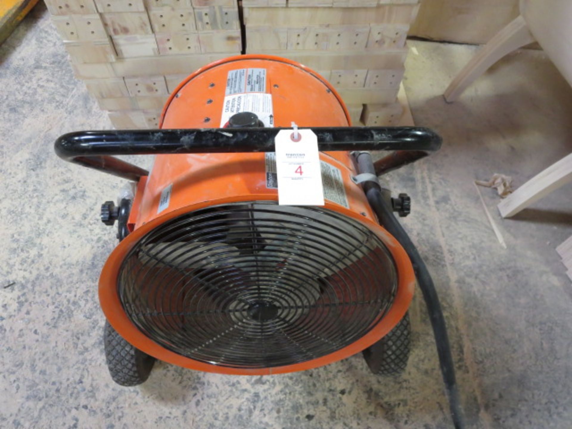 Industrial Shop Fan/Heater, 240V