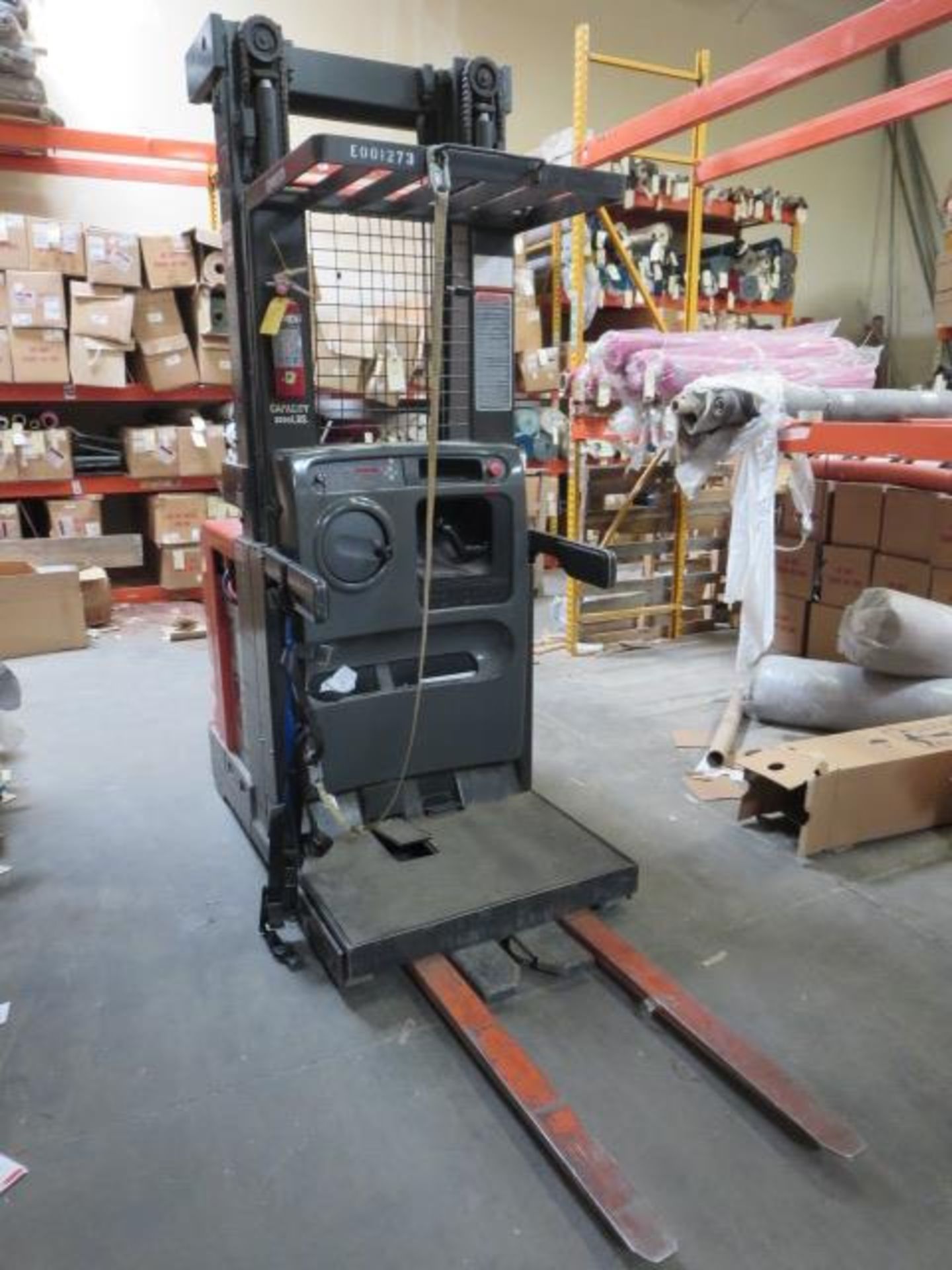 Toyota 3000LB Cap Electric Standup Forklift/Picker, model 6BPU15, 12566 Hours; removal on March