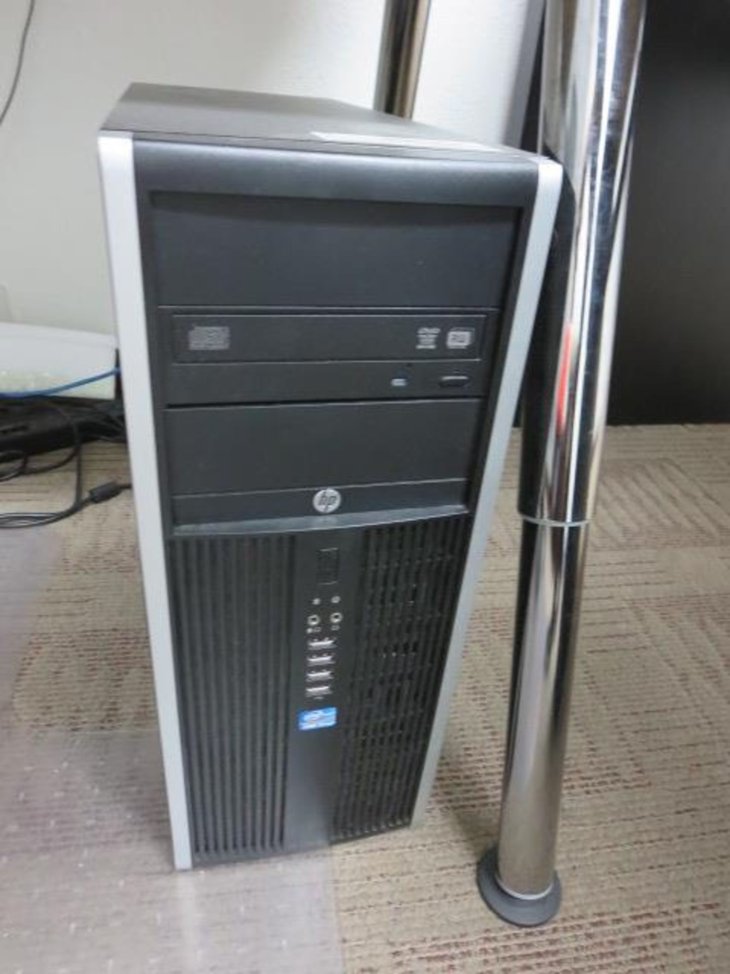 HP Compaq CPU, with (2) Viewsonic 22in. Monitors