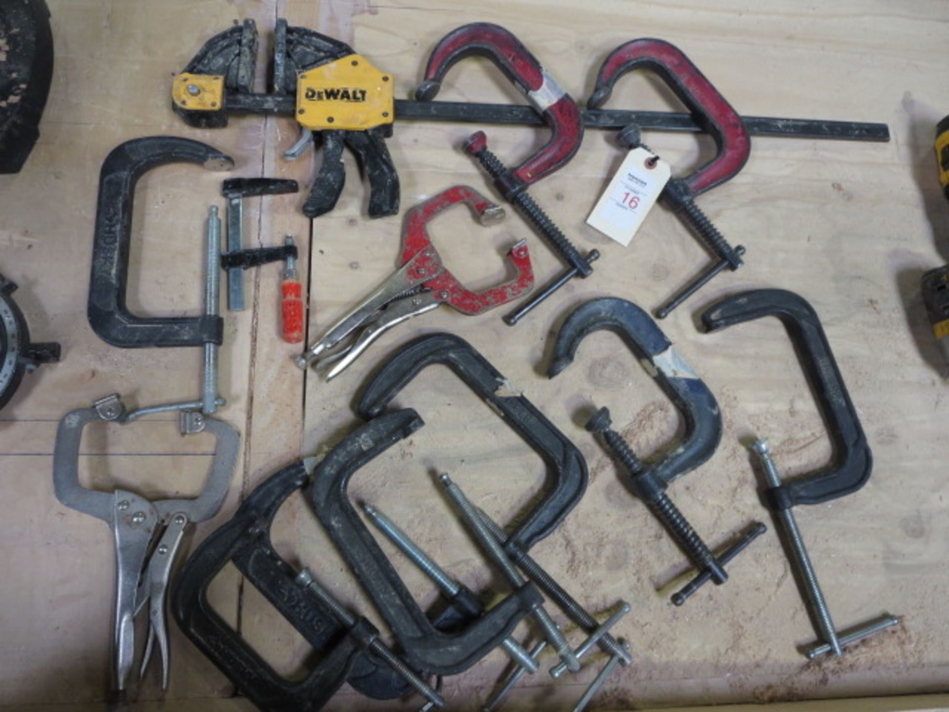 Assorted Clamps, 13pcs