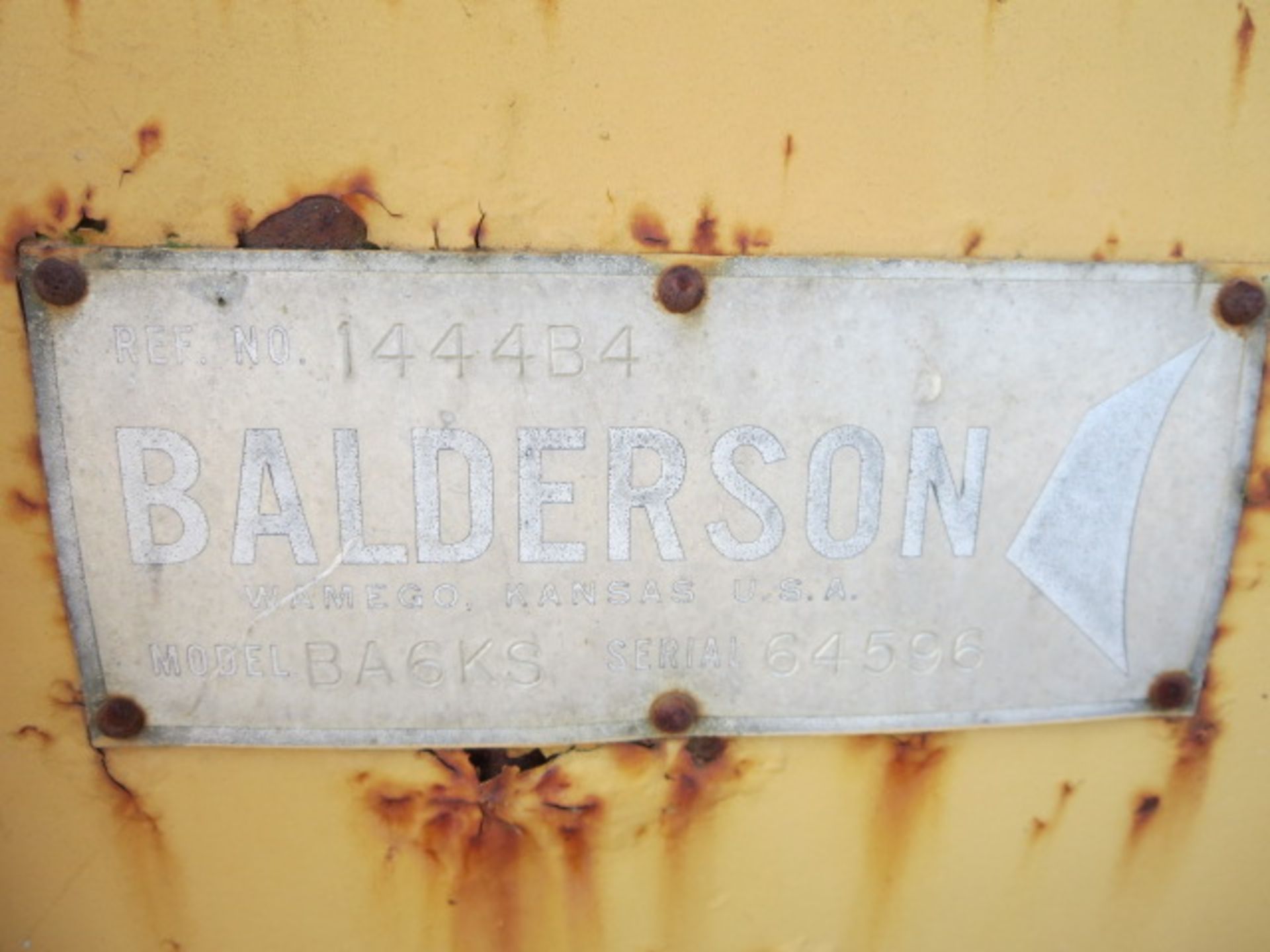 11' Dozer Blade by Balderson Model No. BA6KS S/N 64596 - Bild 4 aus 4