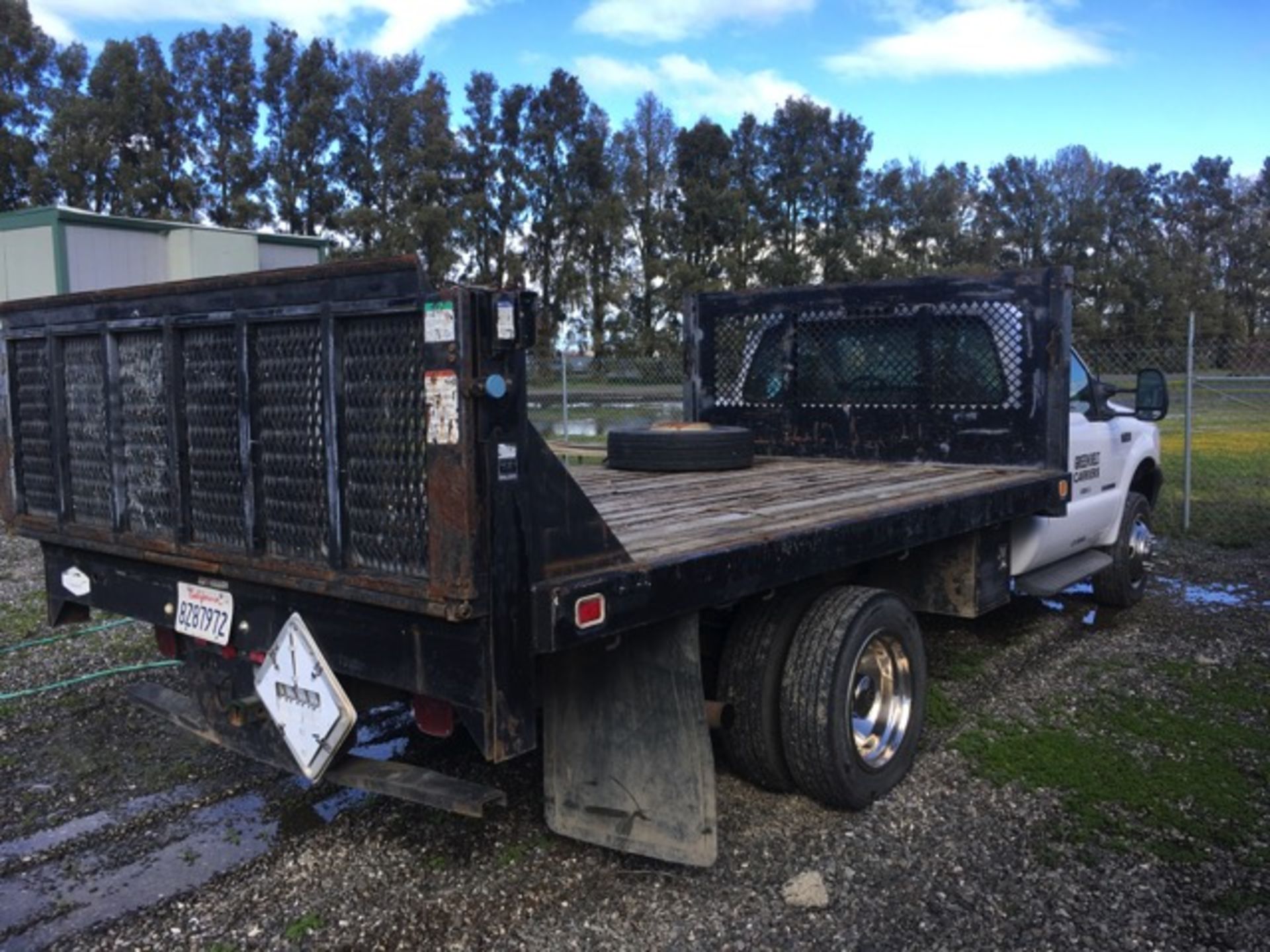 2000 Ford F450 Stake Bed Truck, XL Super Duty, 7.3L Powerstroke Diesel V8, Manuel Trans, 13' Bed W/ - Image 4 of 25