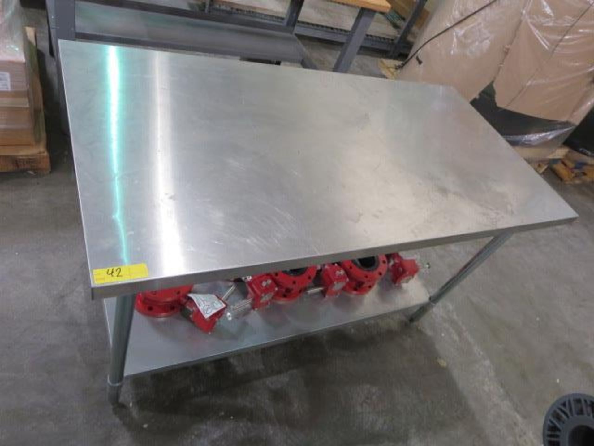 Stainless Worktable Approx 4'