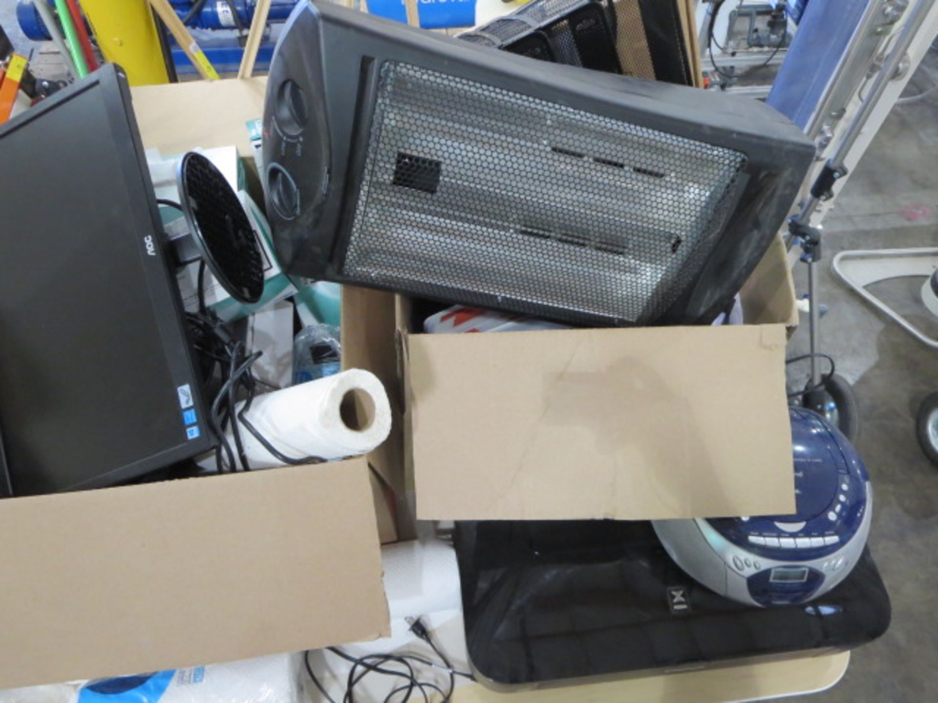 Office Supplies, Printer Monitor, Heater & More, Contents of Table - Image 2 of 2