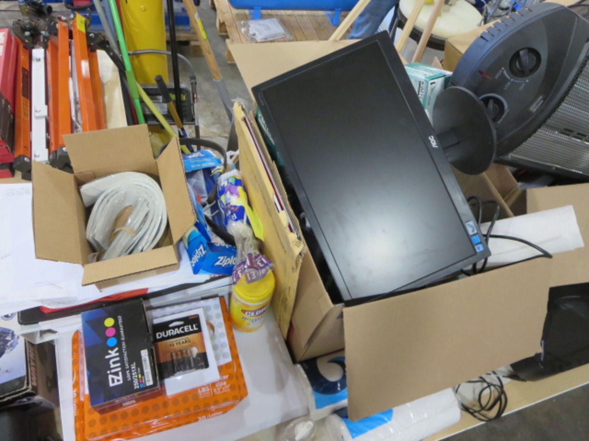 Office Supplies, Printer Monitor, Heater & More, Contents of Table