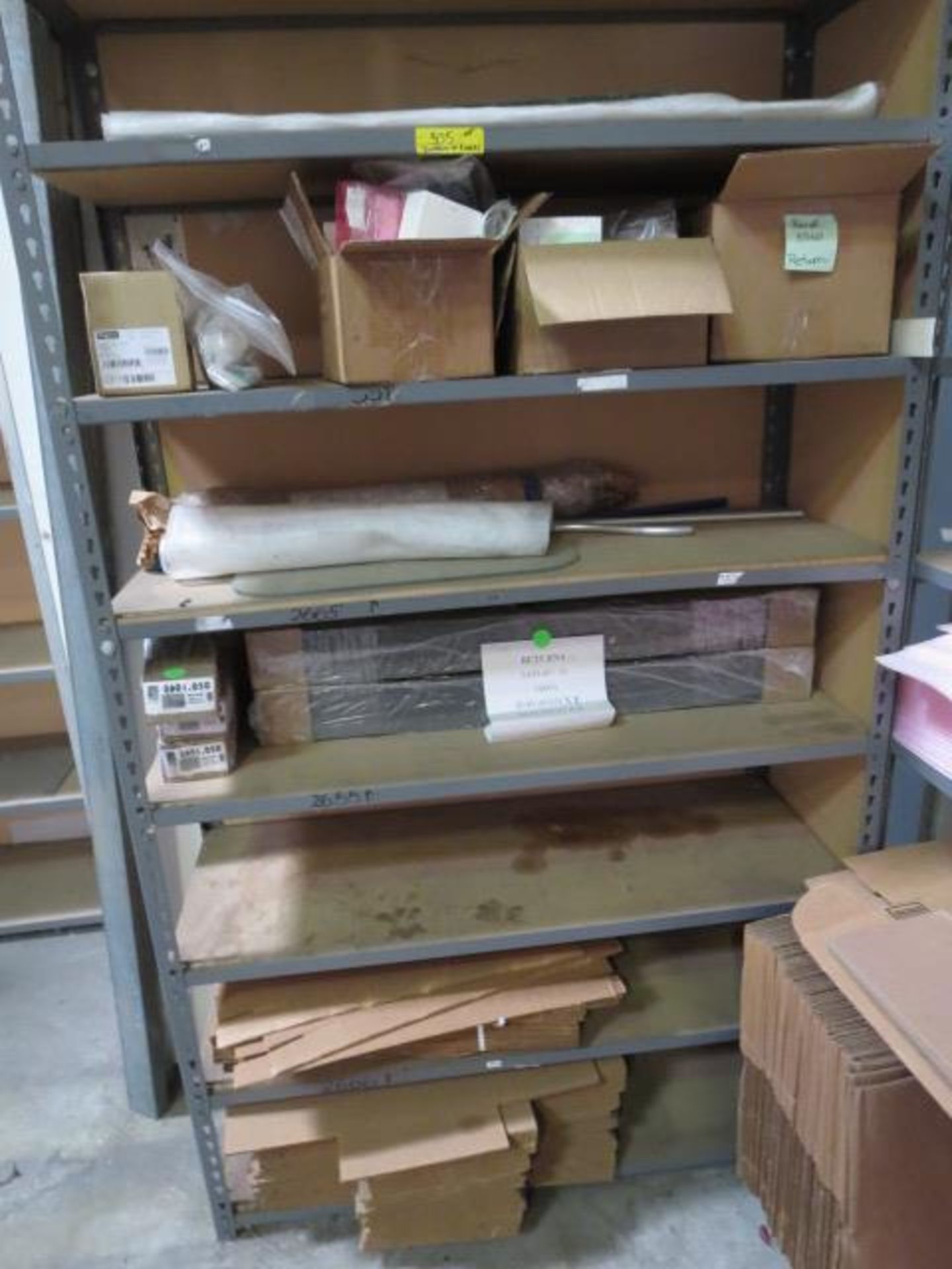 Lot of Shipping Supplies, Contents of 3 Racks