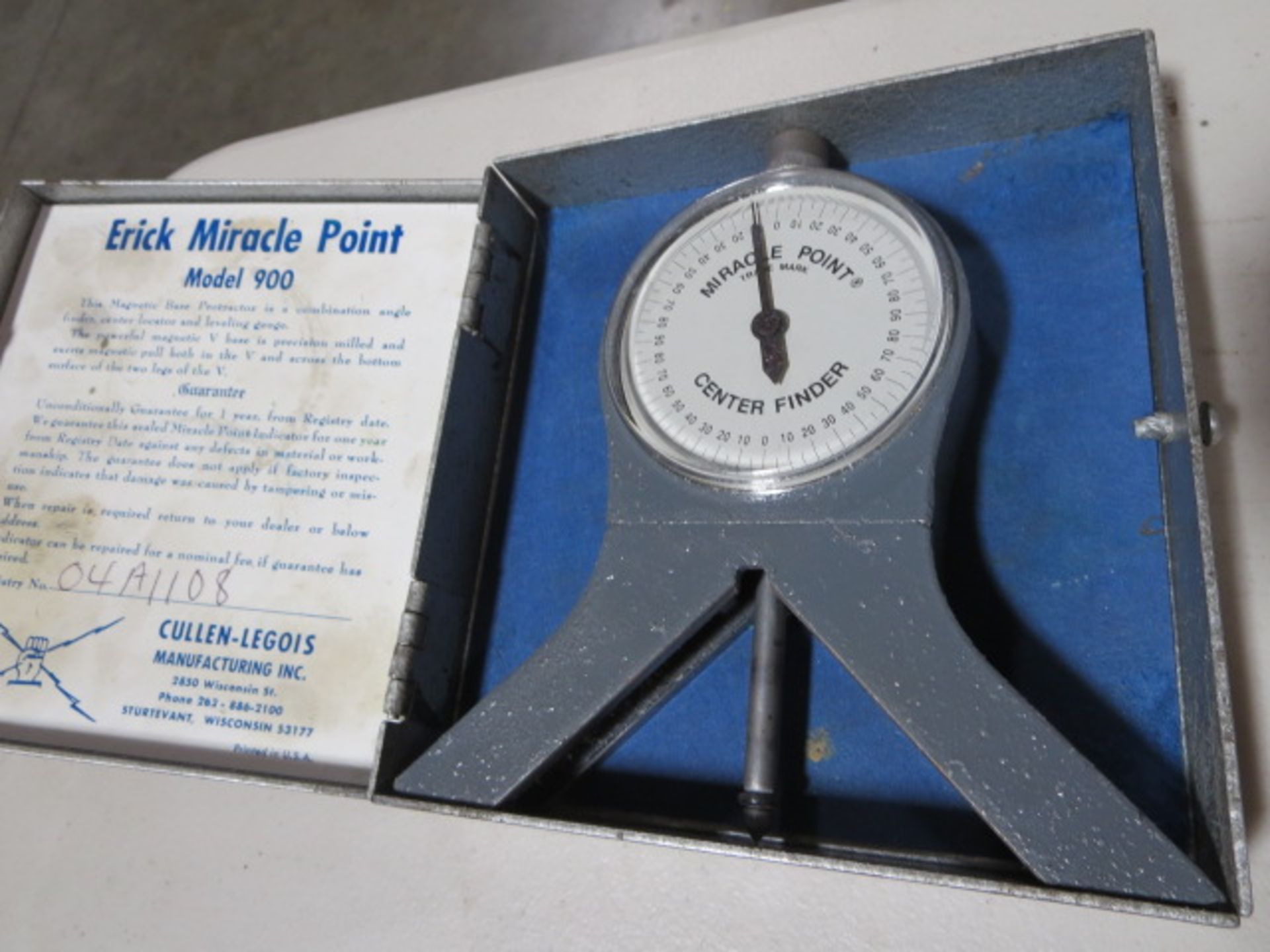 Erick Miracle Point Magnetic Center Finder, model 900