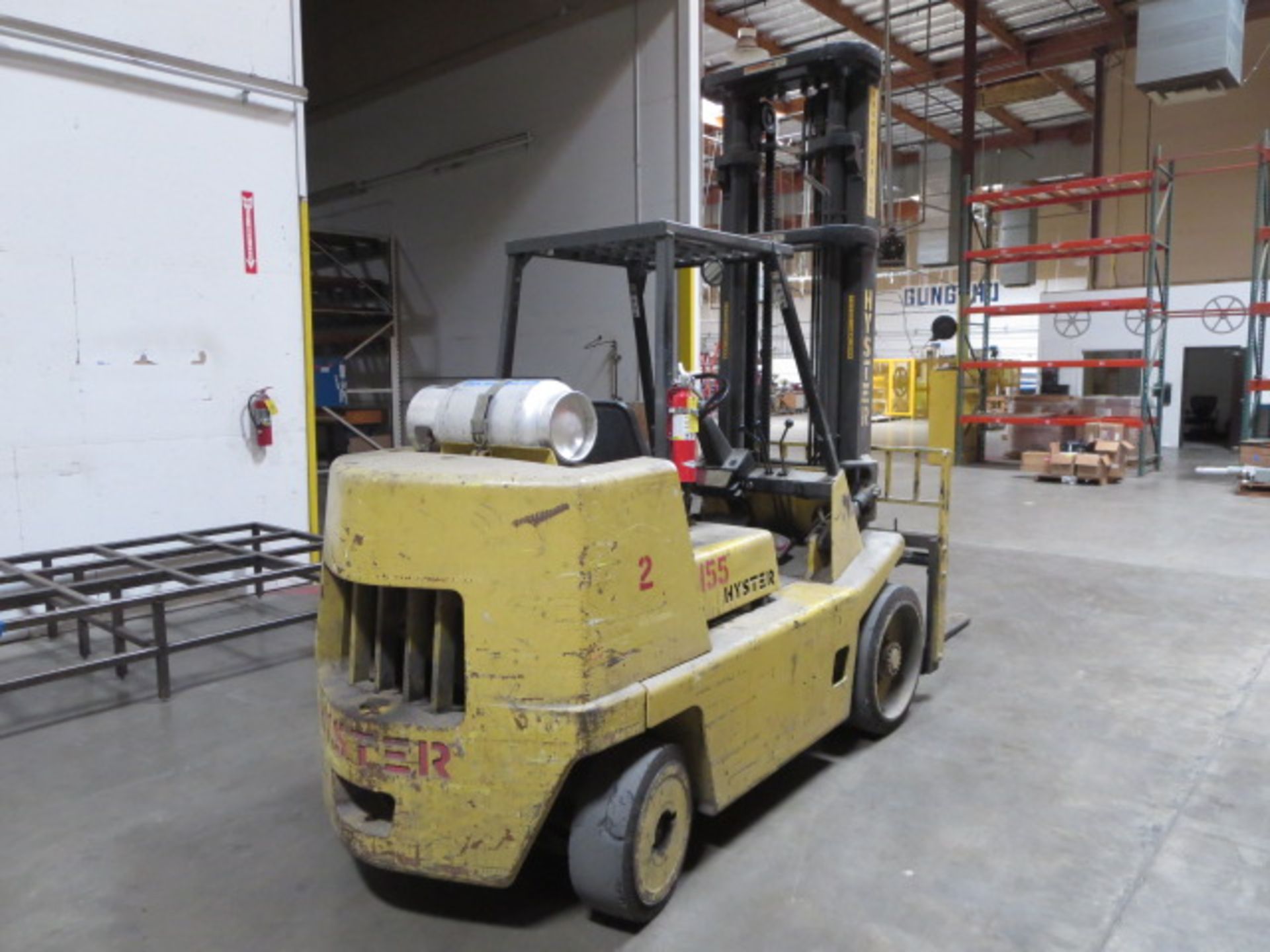 *DELAYED PICKUP* Hyster Monotrol LP Fork Lift, Orops, 2 Stage Mast, Side Shift, 4376HRS, 5’ 6” - Image 3 of 13