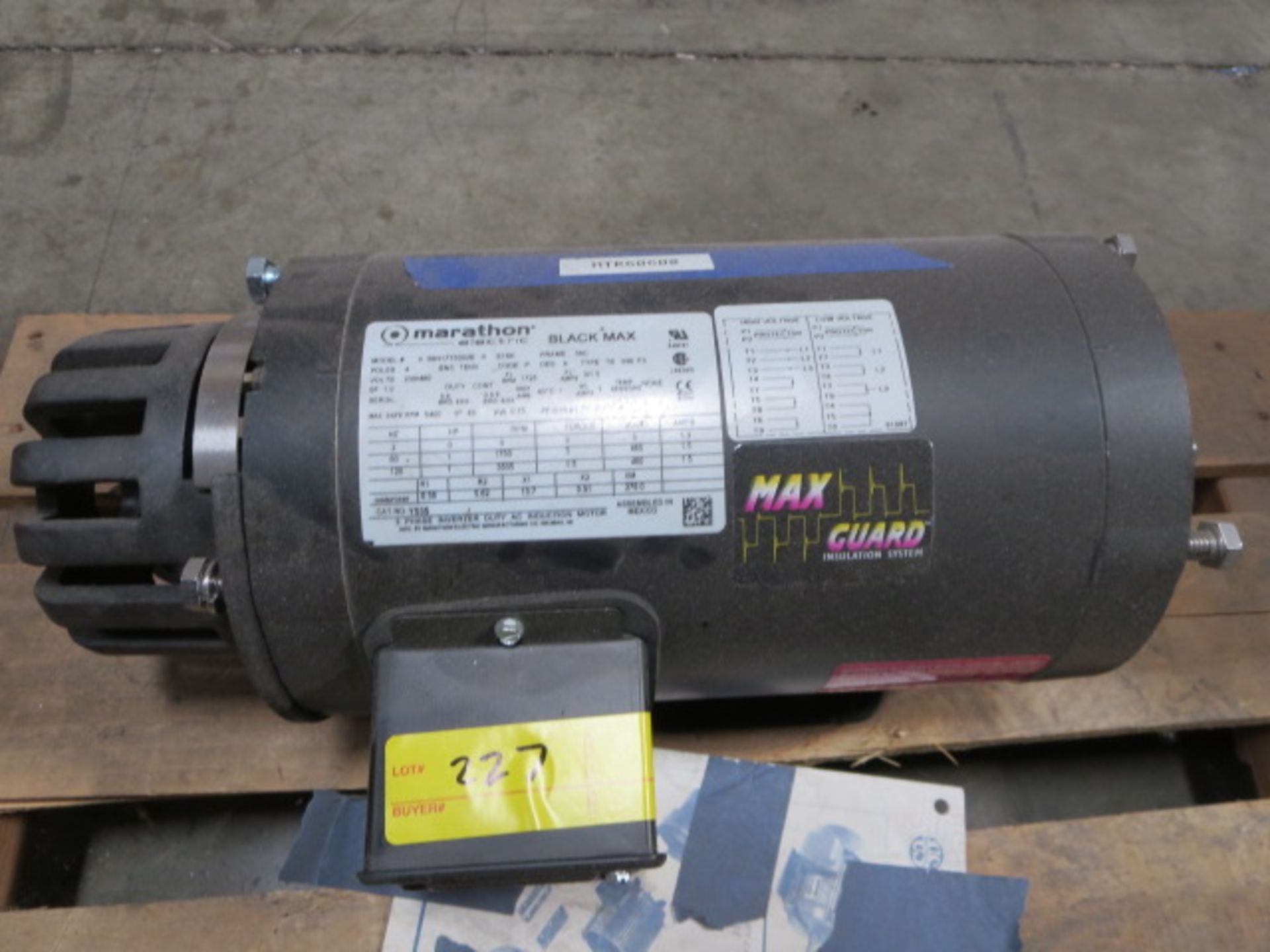 Marathon Max Guard Inverter Duty Motor, 3 Phase, 120Hz