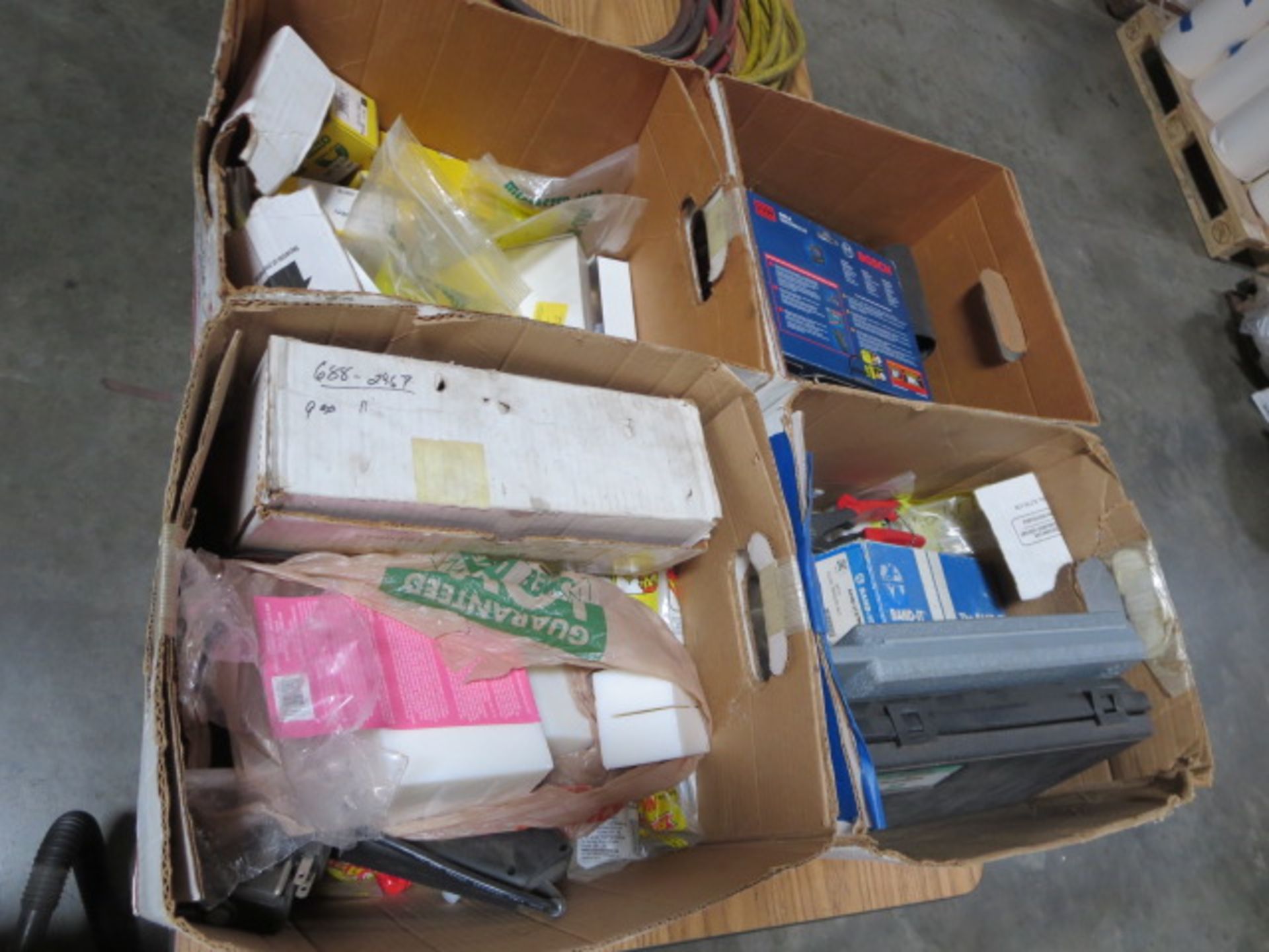Lot of Assorted Parts, Contents of 4 Boxes