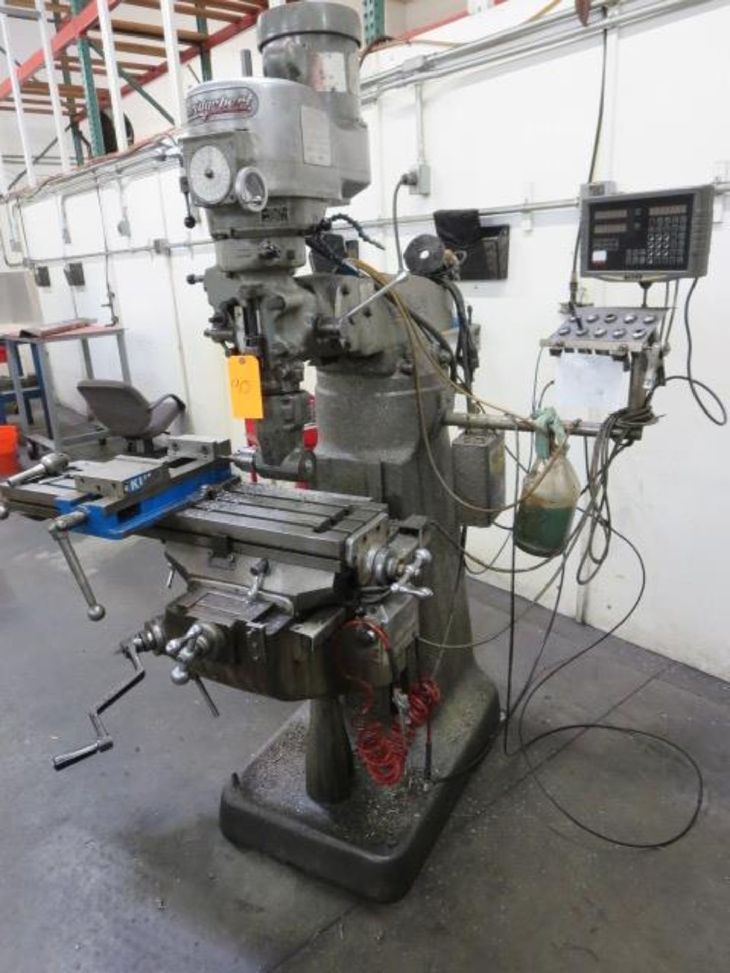 Bridgeport Vertical Milling Machine, with DS-DRO 2M Control, model 157818