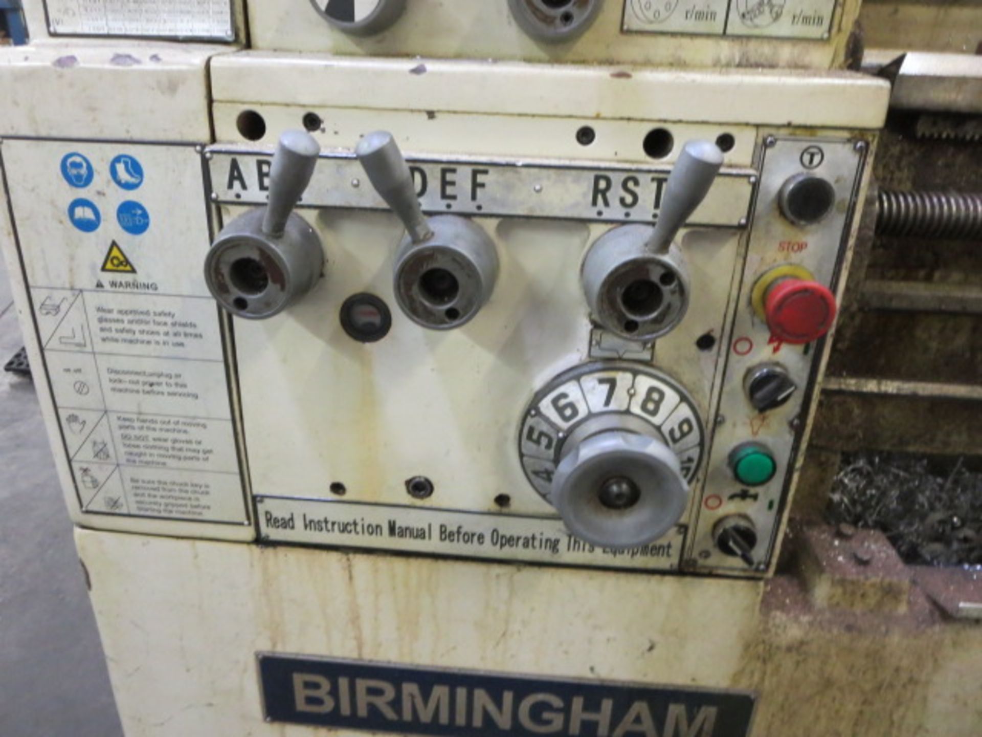 Birmingham Precision Gap Bed Lathe, with SDS 2L Control, 7.5HP, 220/440V, model YCL-1660, sn 710491, - Image 6 of 9