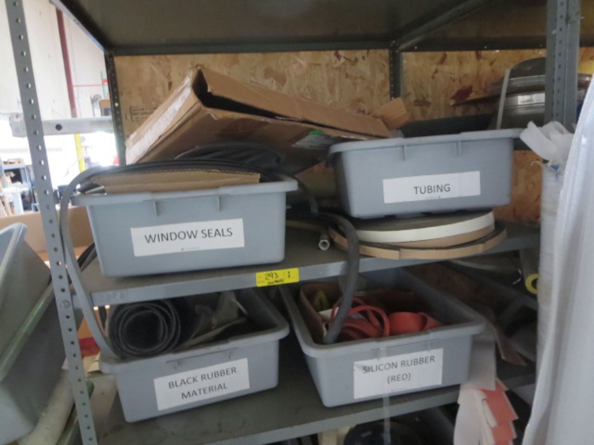 Lot of Assorted Fittings, Seals, Tubing, and Miscellaneous Rubber, Contents of Shelves - Image 2 of 4