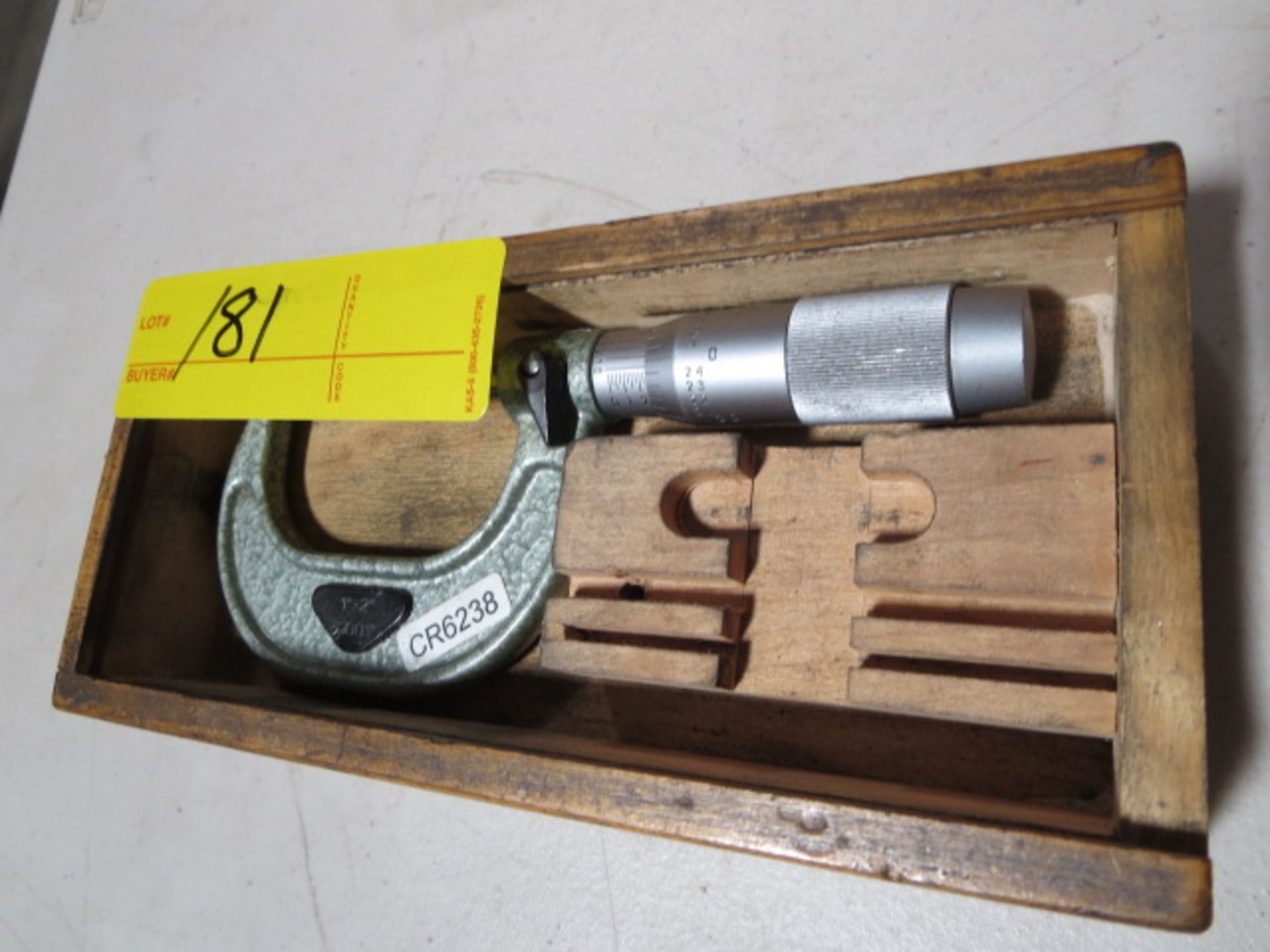 Mitutoyo 1” - 2” Outside Micrometer