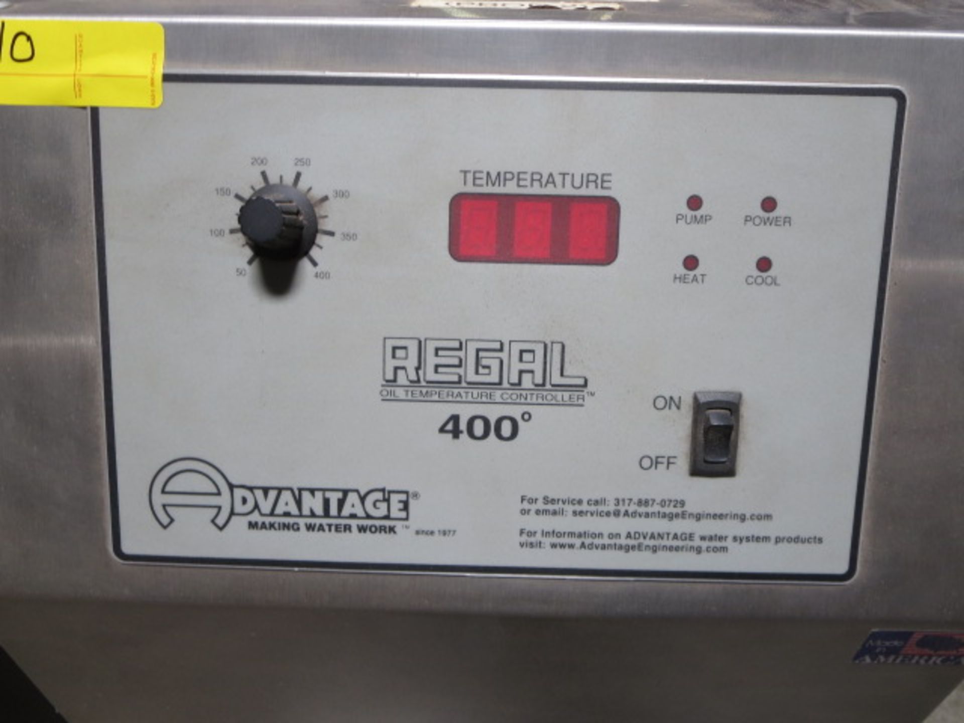 Advantage Regal Oil Temperature Controller, 400 Degrees, model RK-1230HB-41A1 - Image 2 of 3