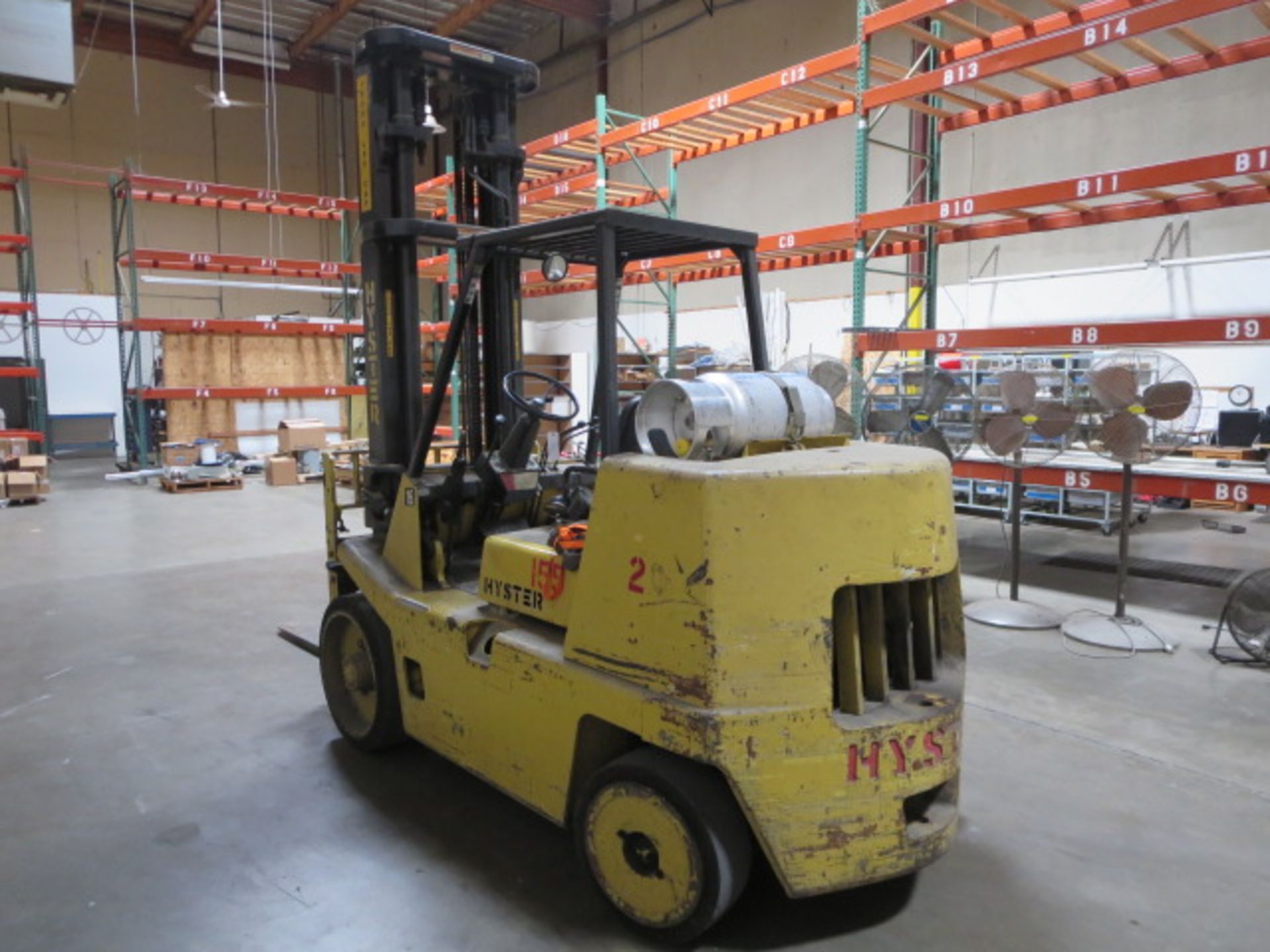 *DELAYED PICKUP* Hyster Monotrol LP Fork Lift, Orops, 2 Stage Mast, Side Shift, 4376HRS, 5’ 6” - Image 4 of 13