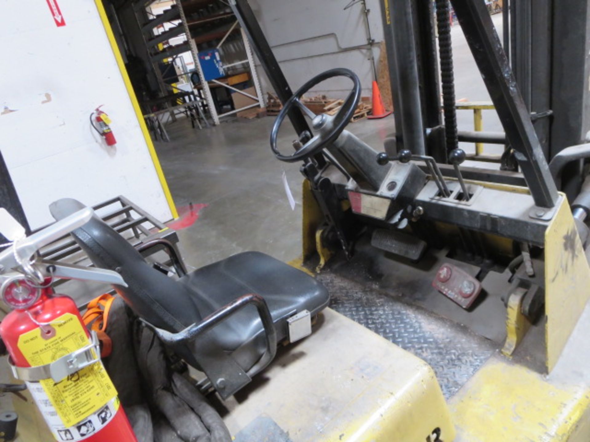 *DELAYED PICKUP* Hyster Monotrol LP Fork Lift, Orops, 2 Stage Mast, Side Shift, 4376HRS, 5’ 6” - Image 6 of 13